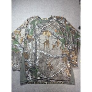 Game Winner Shirt Men's 3XL Realtree Xtra Camo Long Sleeve Pullover Lightweight